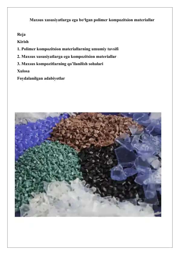 Polimer kompozitsion materiallar