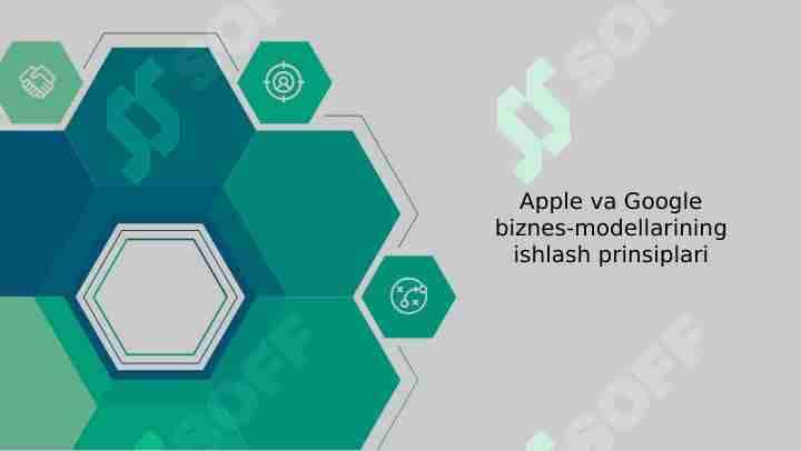 Apple va Google biznes-modellarining ishlash prinsiplari