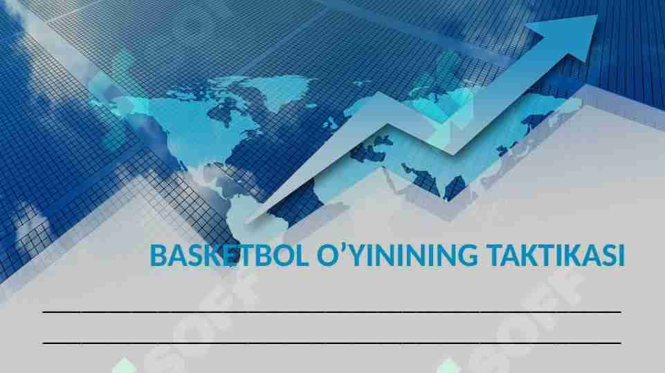 BASKETBOL O’YININING TAKTIKASI
