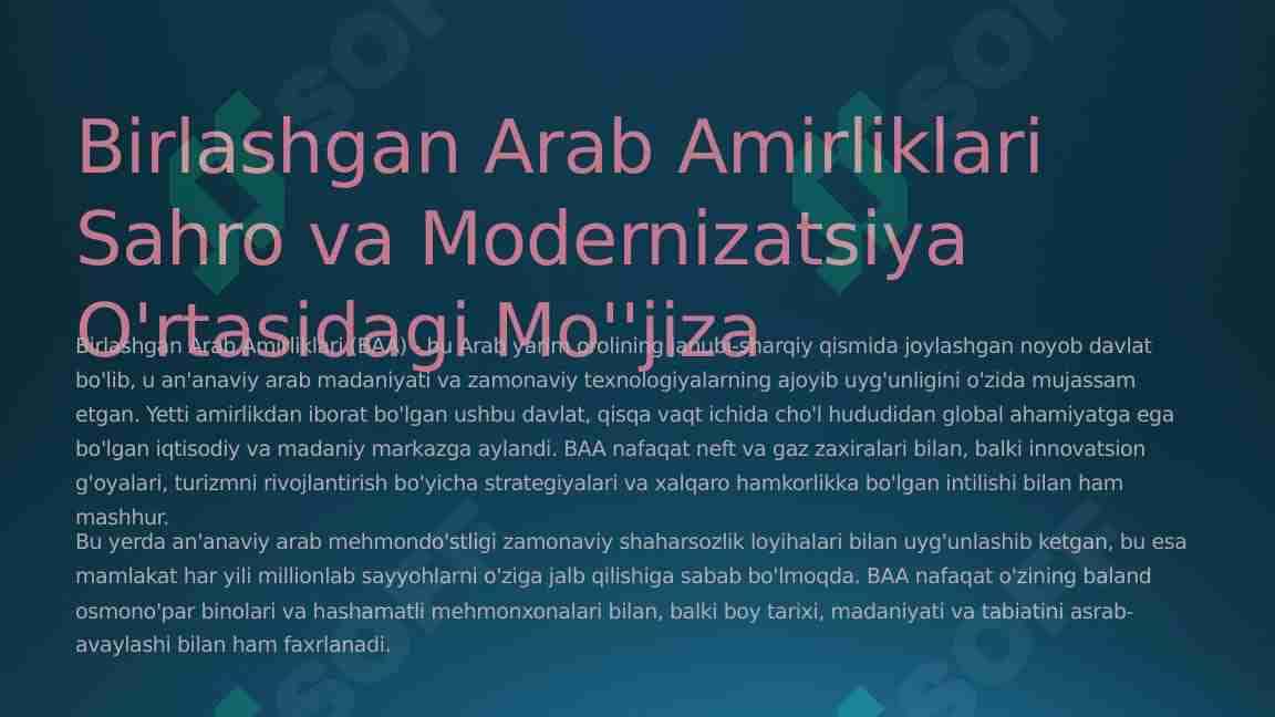 birlashgan arab amirliklari