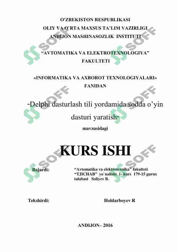 Delphi dasturlash tili