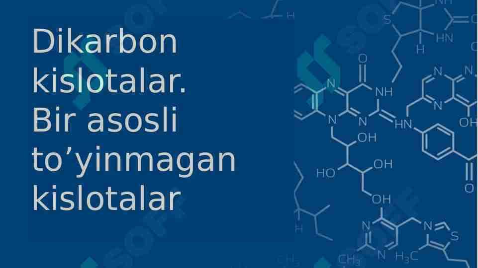 Dikarbon kislotalar