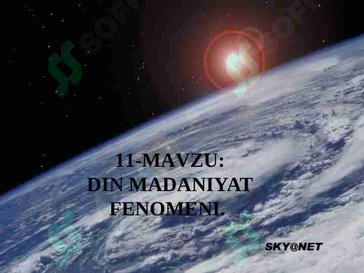 DIN MADANIYAT FENOMENI