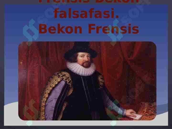 Frensis Bekon falsafasi