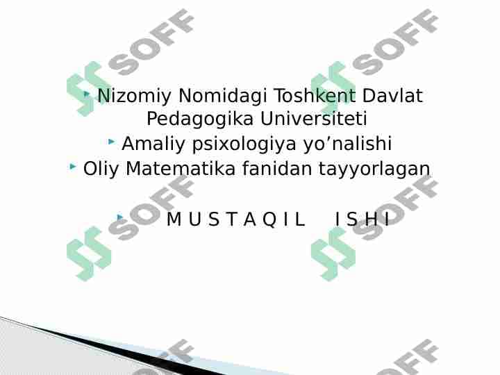 Graflar nazariyasi asoslari: graflar turlari, uchlar, qirralar, yoylar