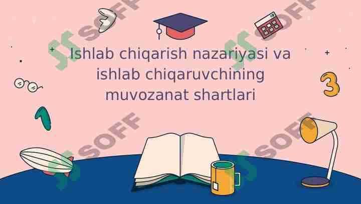 Ishlab chiqarish nazariyasi