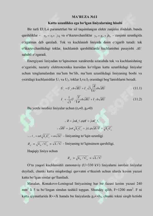 Katta uzunlikka ega bo‘lgan liniyalarning hisobi