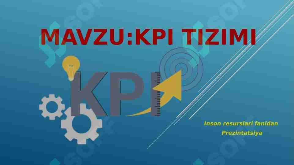 KPI tizimi