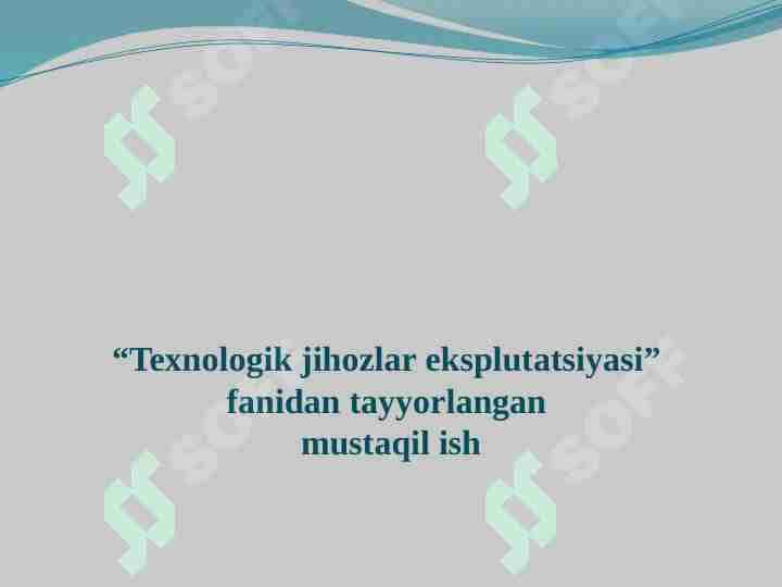 Mashinalarni ishdan chiqishiga sabab bo'luvchi omillar turlari