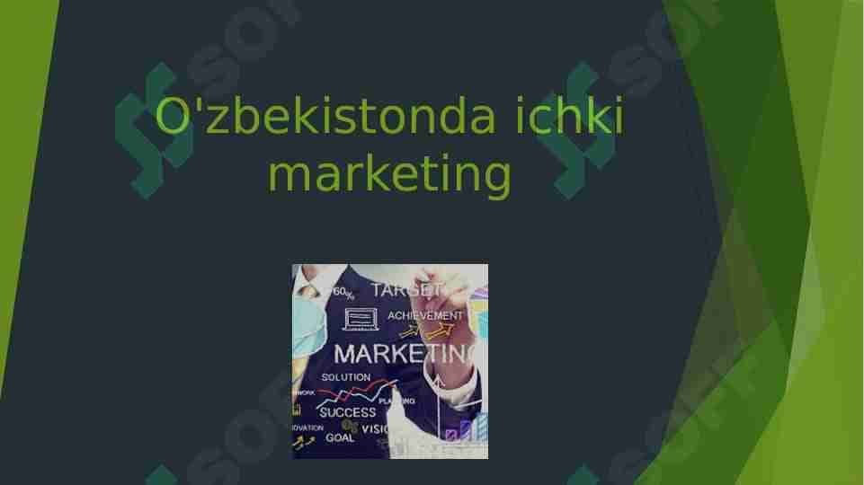O'zbekistonda ichki marketing