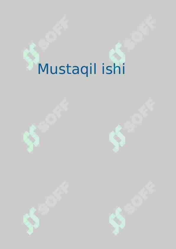 O'zbekistonda tibbiy sug'urtani tashkil etish va unda jalb etiladigan muammolari. Baxtsiz xodisalarni sug'urtalash, raqobatlashish, masalalari, hayot sug'urtasida ta'riflash,ishlab chiqarish amaliyoti