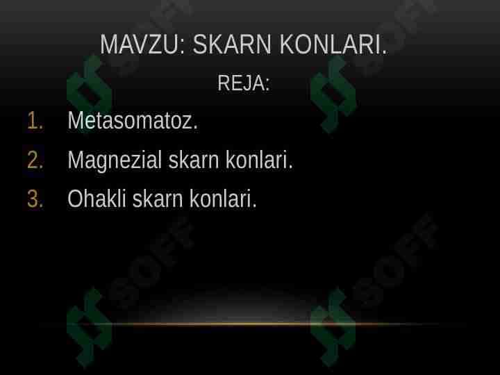 SKARN KONLARI