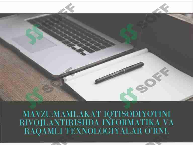 Raqamli texnologiyalar