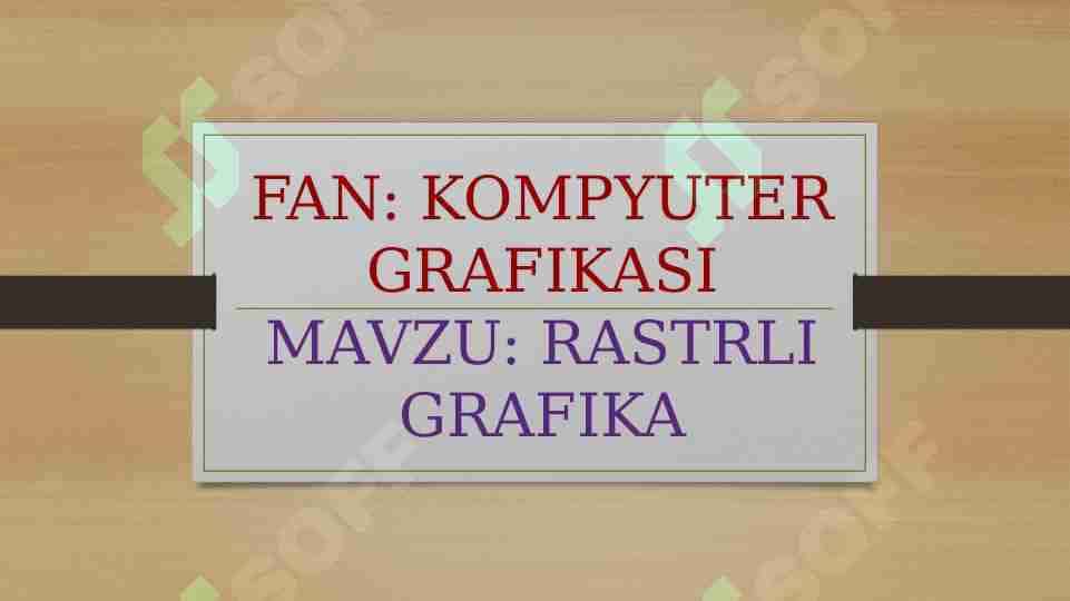 RASTRLI GRAFIKA