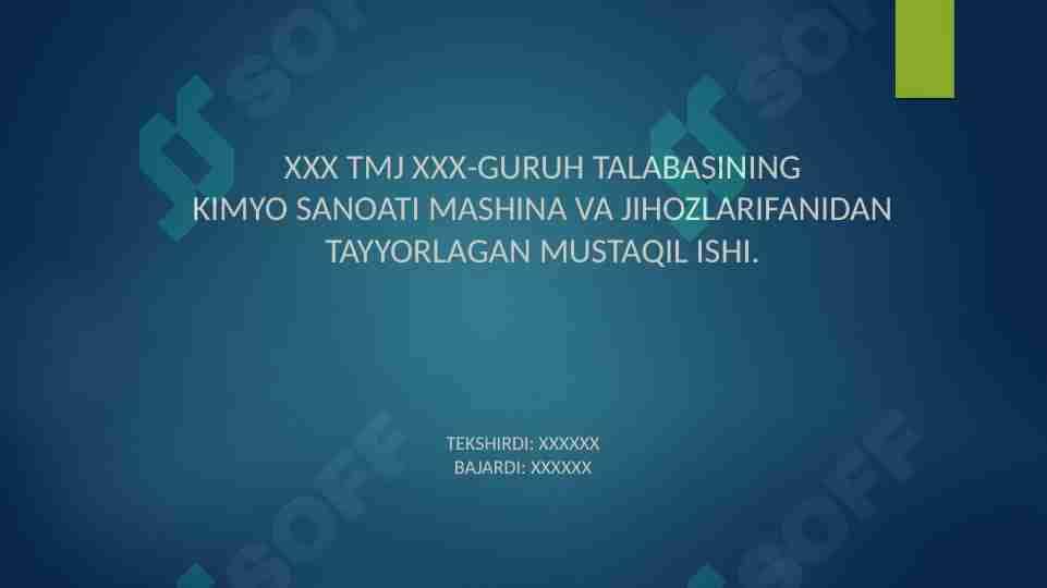 Rektifikatsiya va absorbsiya jarayonlari uchun kolonnali qurilmalar