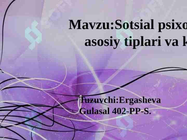 Sotsial psixologik treninglarni asosiy tiplari va ko'rinishlari.ppt