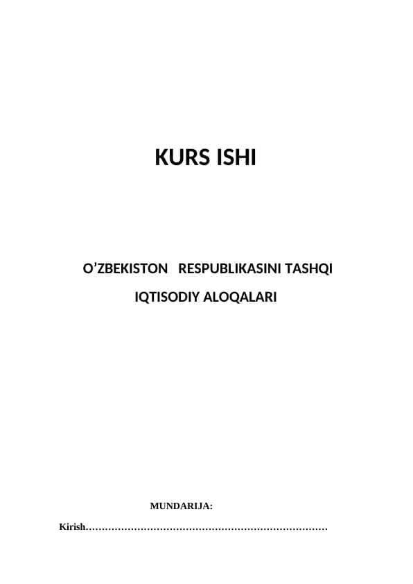 Tadbirkorlik tizimini barqarorligi iqtisodiy xavsizligini ta’minlashda inson kapitali va o’rta sinfi ahamiyatining oshib borishi. O’zbekistonda tadbirkorlik faoliyatini innovatsion rivojlantirish yo’nalishlari.