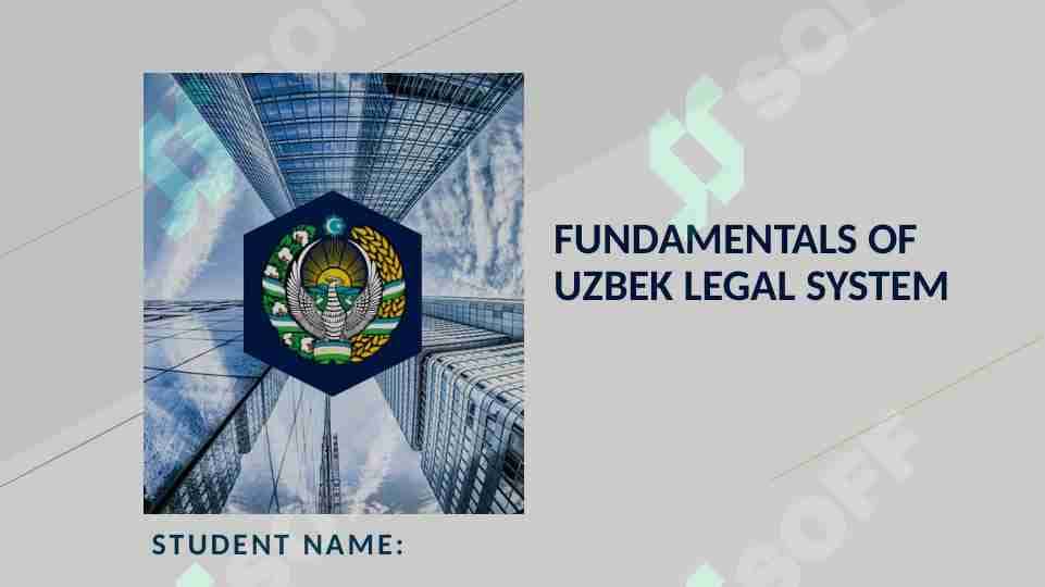 LEGAL SYSTEM(JUD/LEG/EXC)