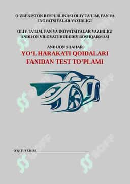 YO'L HARAKATI QOIDALARI TEST