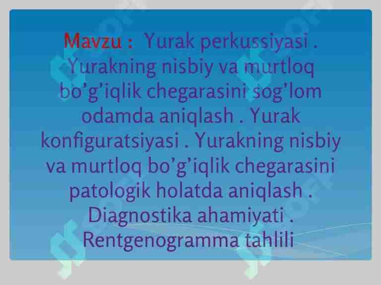 Yurak perkussiyasi