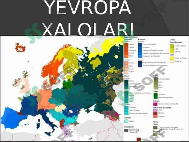 YEVROPA XALQLARI | 7-sinf jaxon tarixi fani darsligi asosida