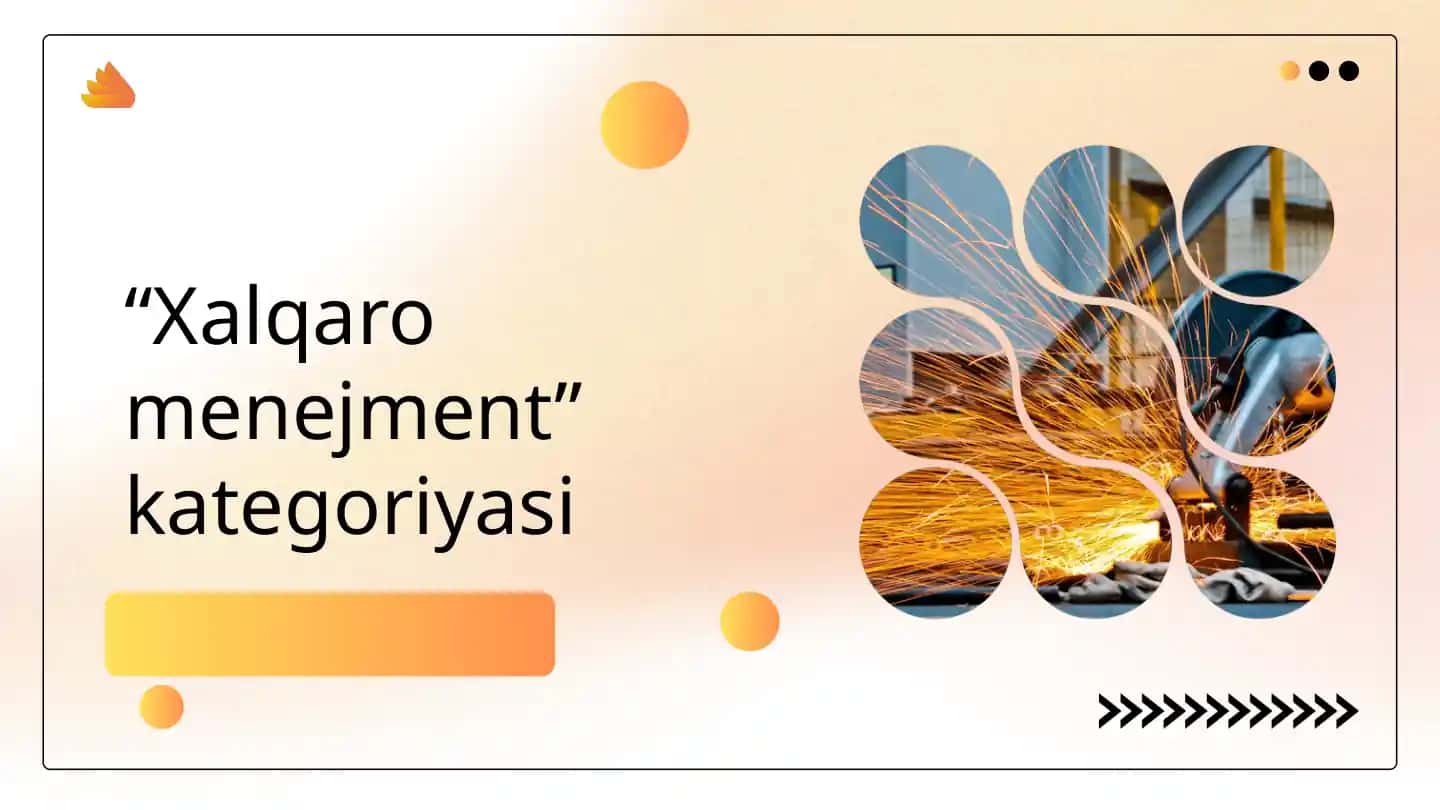 “Xalqaro menejment” kategoriyasi