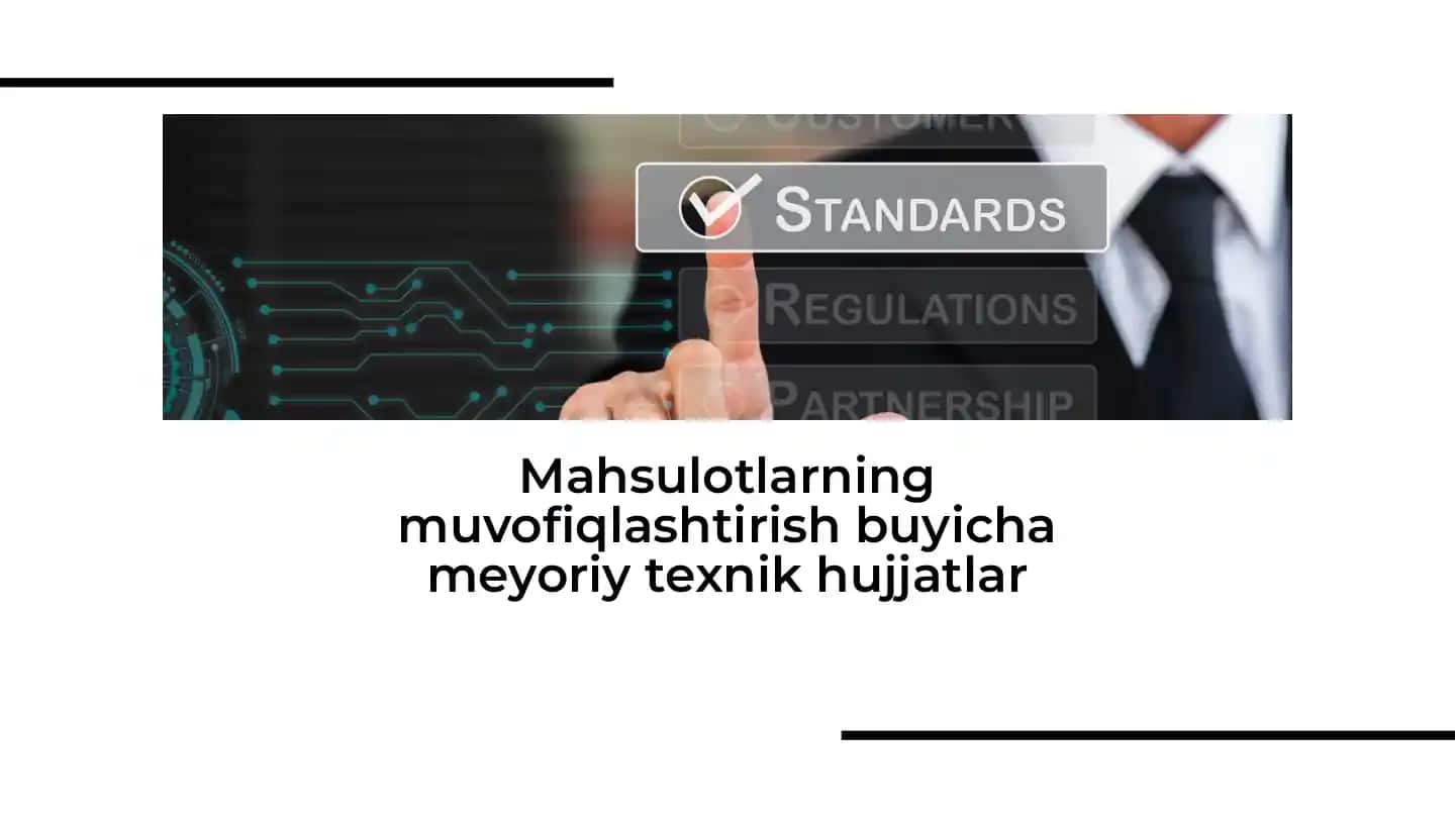 Me'yoriy Texnik Hujjatlar