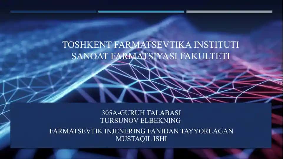 ZAMONAVIY Ekstraktorlar