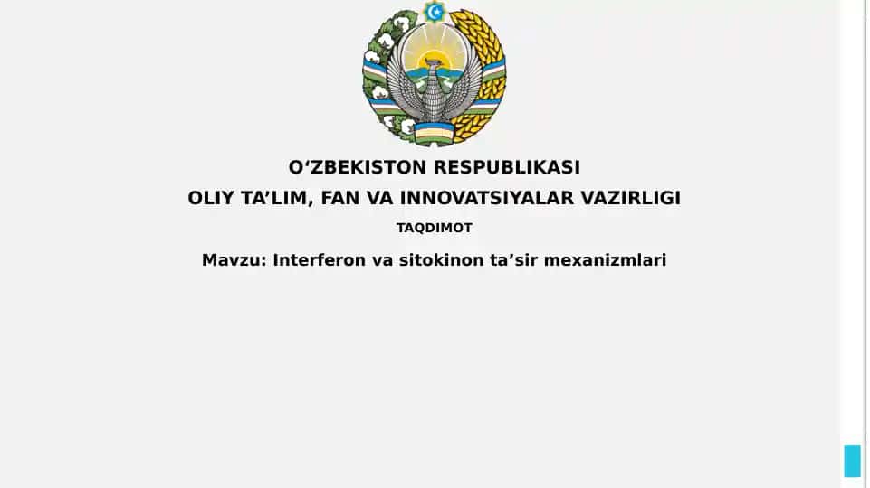 Interferonlar va Sitokinlar