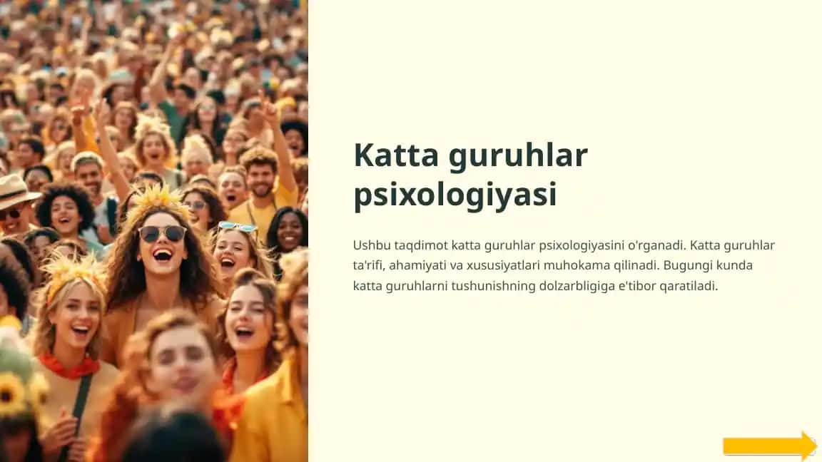 Katta guruhlar psixologiyasi