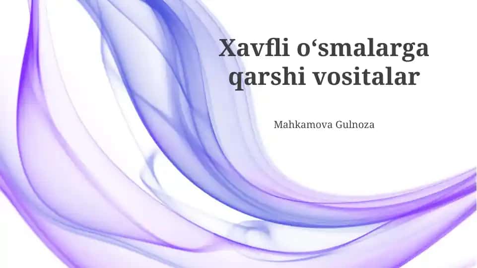 Xavfli oʻsmalarga qarshi vositalar