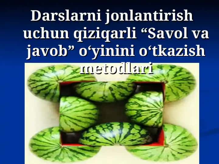 Darslarni jonlantirish uchun qiziqarli “Savol va javob” o‘yinini o‘tkazish metodlari