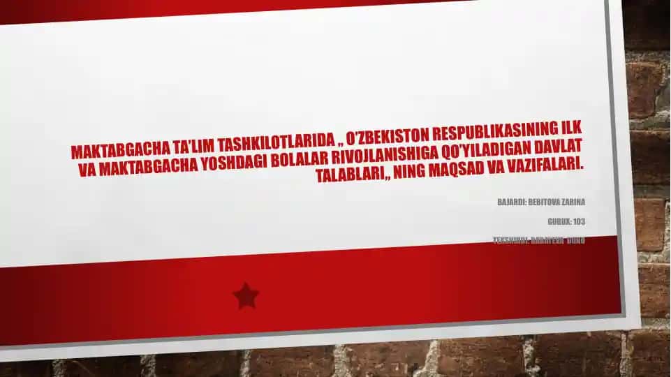 Davlat talablari