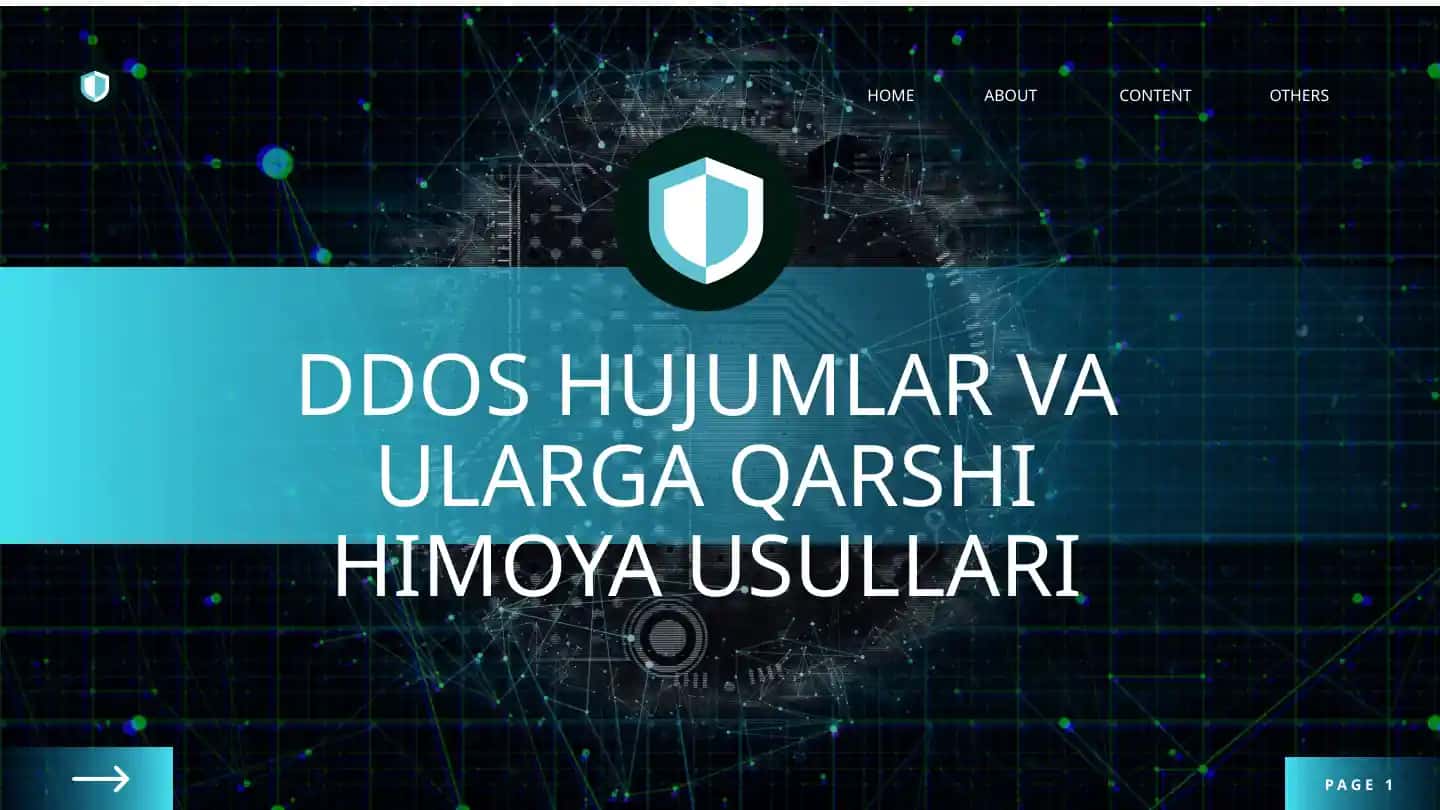 DDOS HUJUMLAR VA ULARGA QARSHI HIMOYA USULLARI