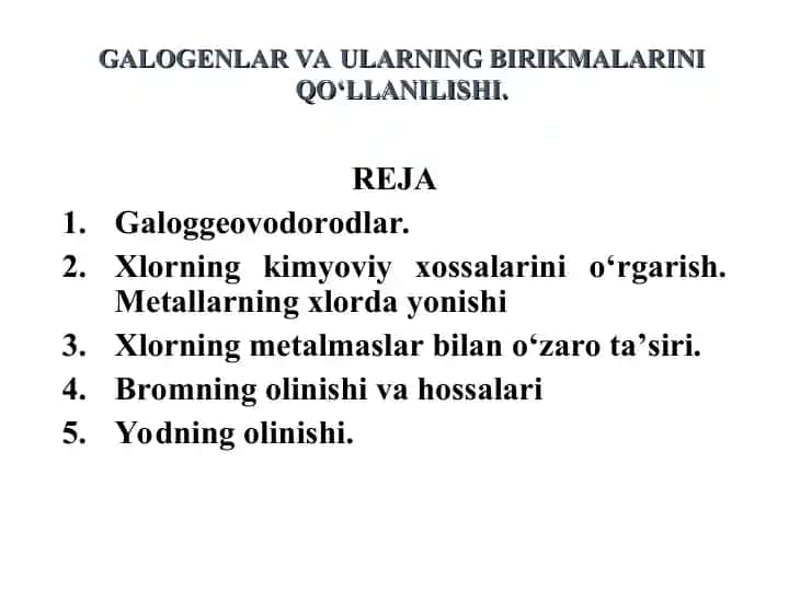 Galoggeovodorodlar
