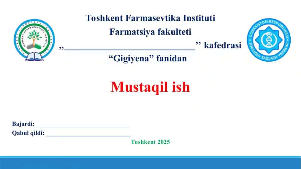 Ishchi organlarga shovqin, tebranishning ta'siri. Taqdimot 20 bet.