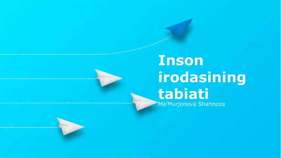 Inson irodasining tabiati