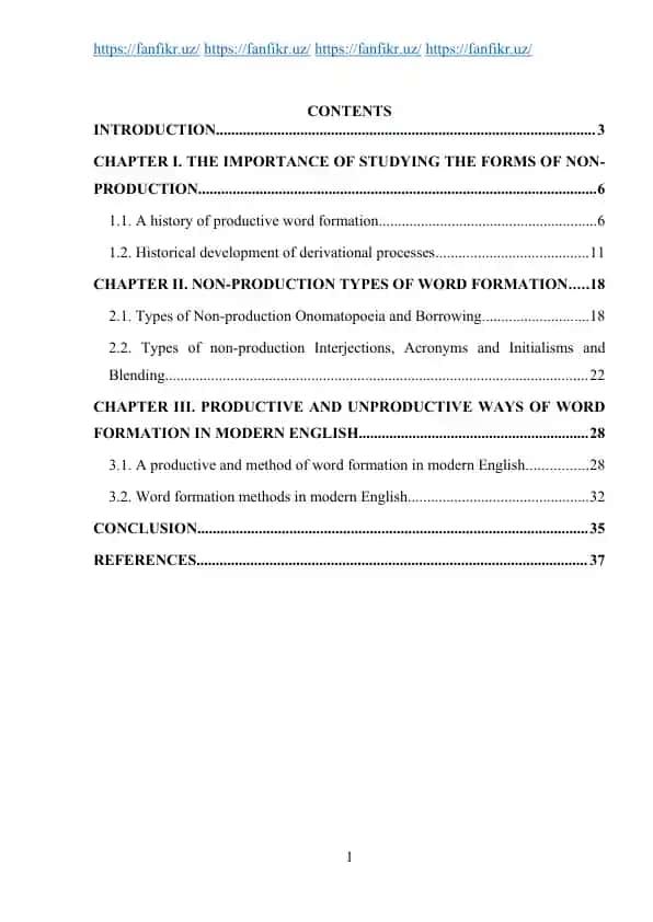 The Historical Significance of Non-Productive Types of Word Formation