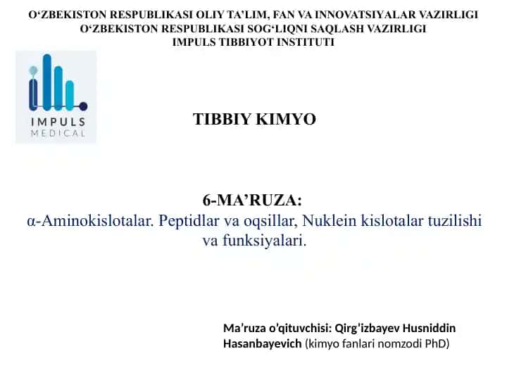 Aminokislotalar