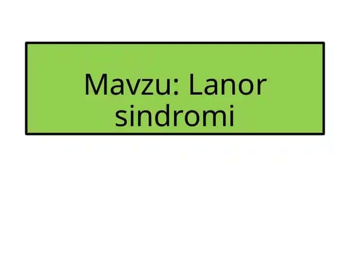Laron sindromi