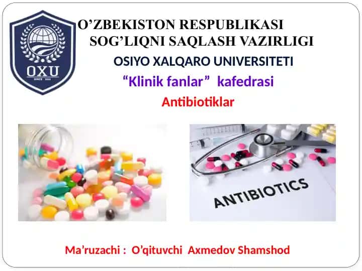 Antibiotiklar
