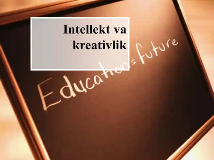 Intellekt va kreativlik