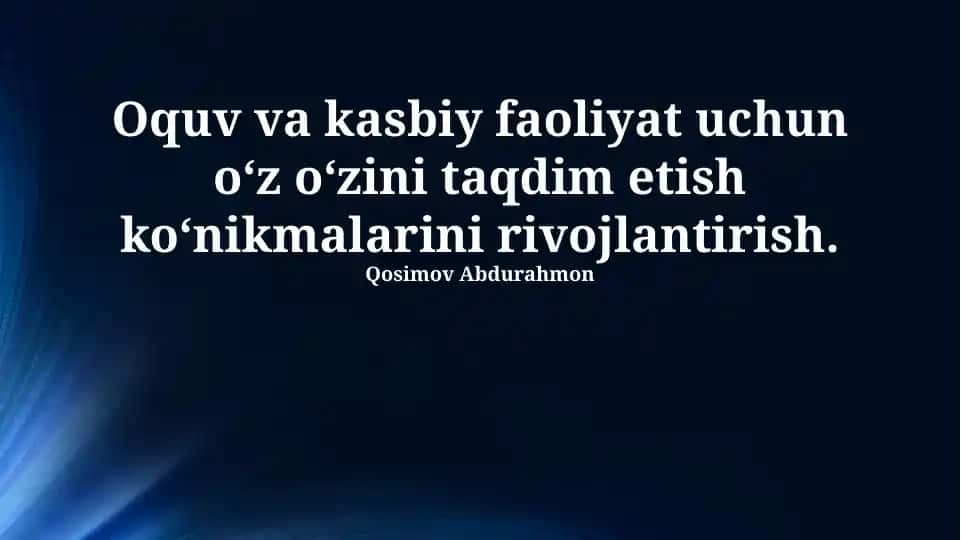 Taqdimotlar/Pedagogika
