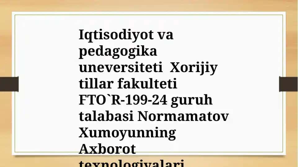 Bulutli texnologiyalar va ularning afzalliklari