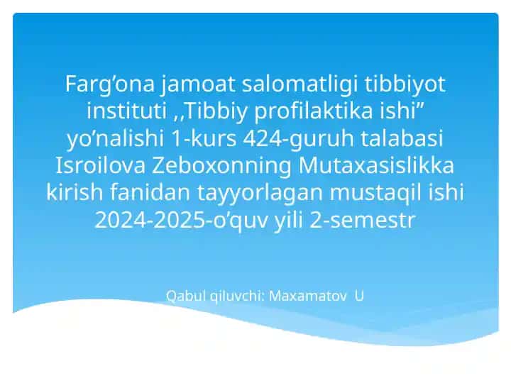 Kunlik ovqatlanish metodlari