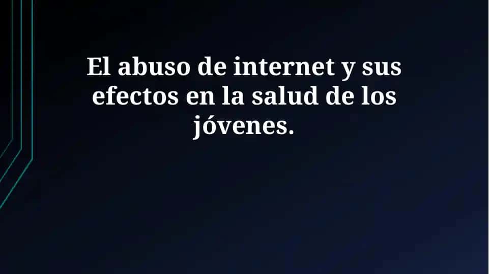 Les dangers de l'abus d'Internet: Impacts sur la santé des jeunes