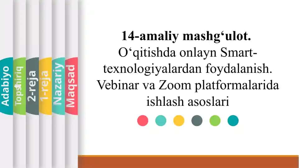 Smart-texnologiyalardan foydalanish