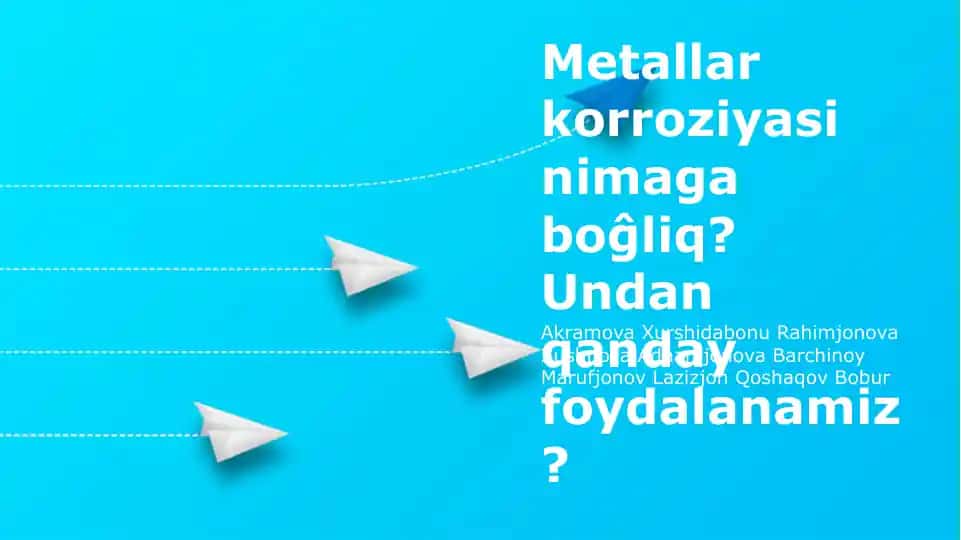 Metallar korroziyasi