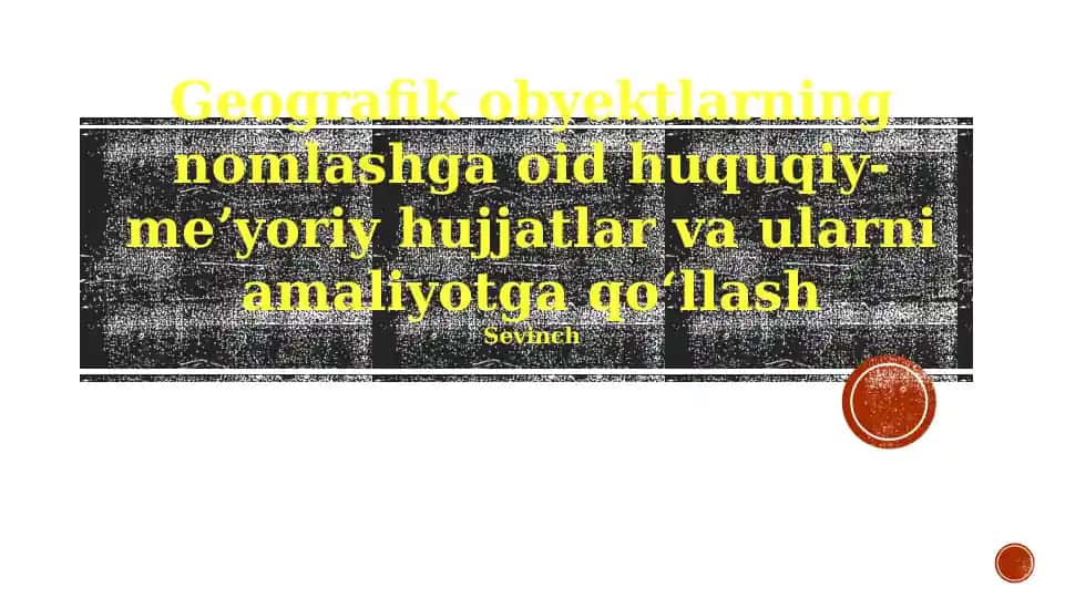 Geografik Nomlash Mojarolari: Holat Tahlillari