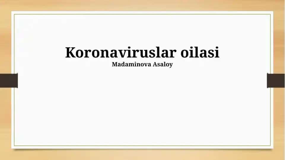 Koronaviruslar oilasi